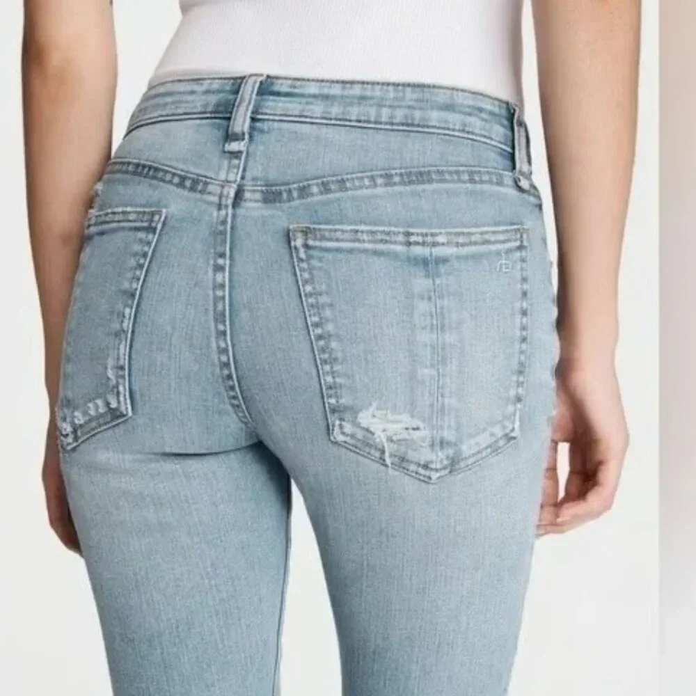 Rag & Bone Cate mid rise shorty skinny in Lou Size 28 - Picture 5 of 8